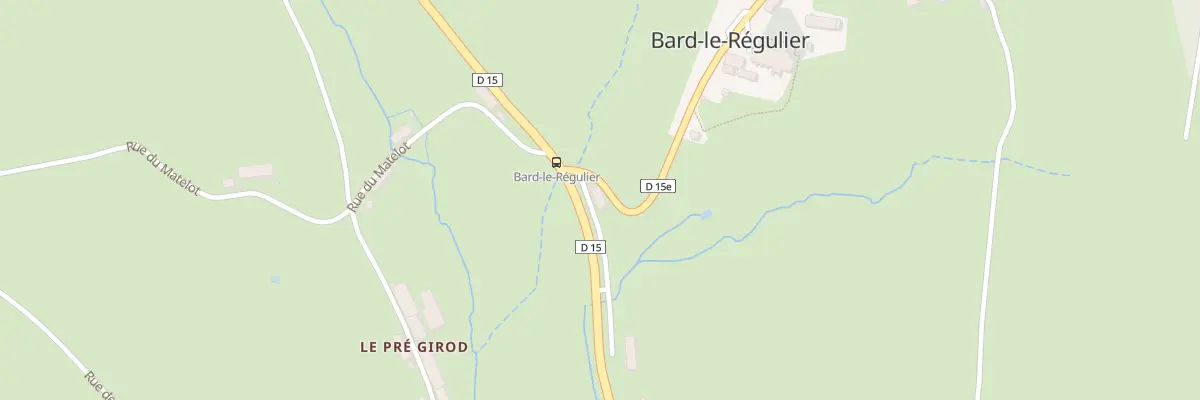 Plan du 1 Rte d’Autun à Bard-le-Régulier