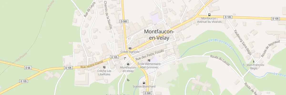 Plan du 7 Rue des Pénitents à Montfaucon-en-Velay
