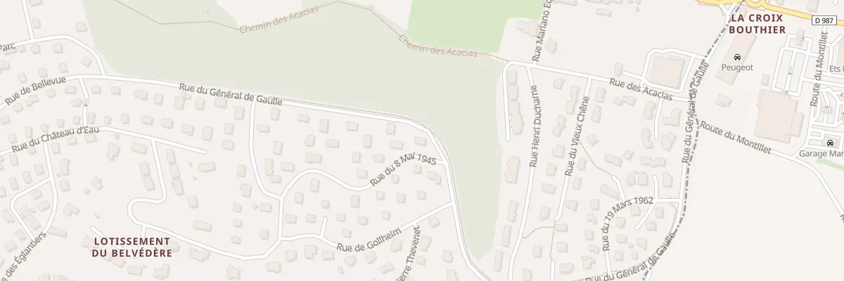 Plan du 24 Rue du Général de Gaulle à La Clayette