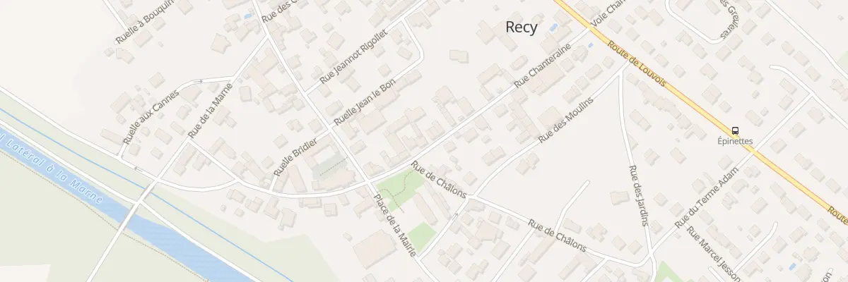 Plan du 5 Rue Chanteraine à Recy