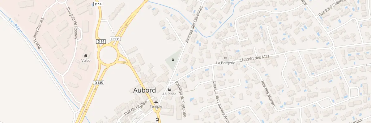 Plan du 2 Av des Cévennes à Aubord