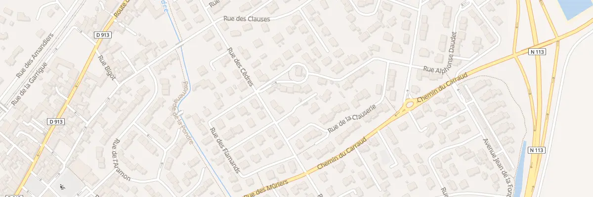 Plan du 8 Rue Alexandre Dumas à Milhaud