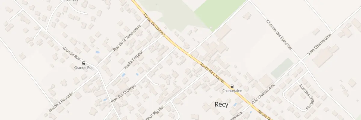 Plan du 33 Rte de Louvois à Recy
