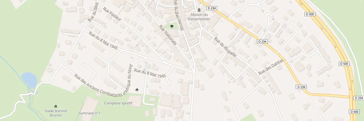 Plan du 76 Rue Nationale à Saint-Just-Malmont