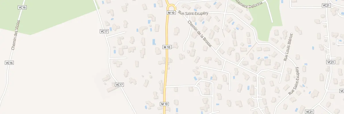 Plan du 38 Rte de Bellegarde à Saint-Galmier