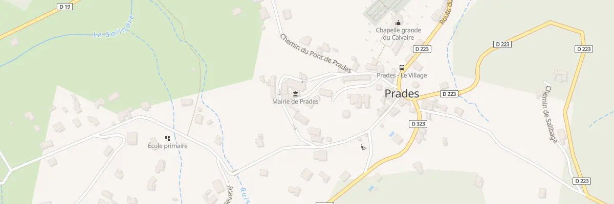 Plan du 2 Pl de la Mairie à Prades