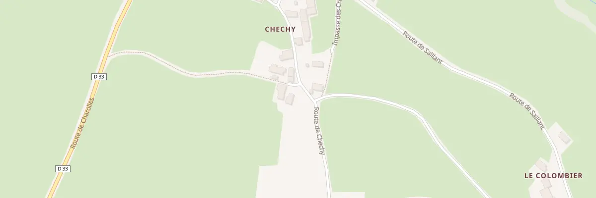 Plan du 5079 Chechy à Viry