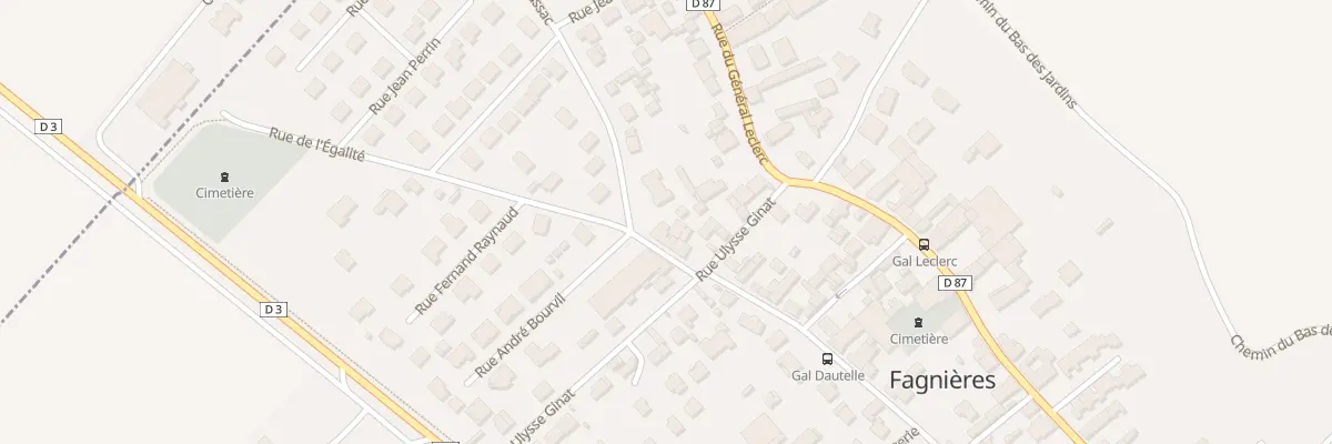 Plan du 33 Rue du Général Dautelle à Fagnières