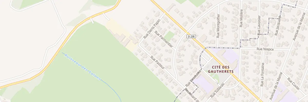 Plan du 2221 Rue Pasteur à Sanvignes-les-Mines