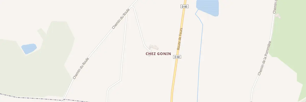 Plan du 557 Che Dachon à Panissières