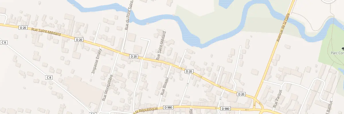 Plan du 24 Rue Saint Medard à Pontfaverger-Moronvilliers