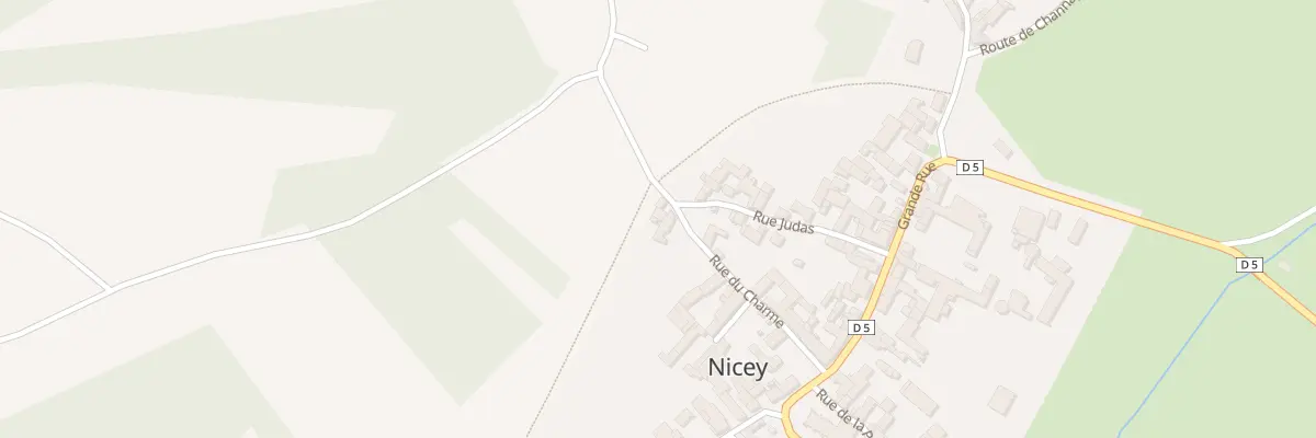 Plan du 13 Rue de Charme à Nicey