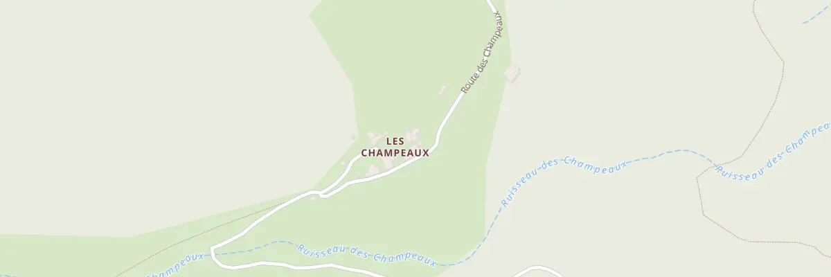 Plan du 5190 Les Champeaux à Juvinas