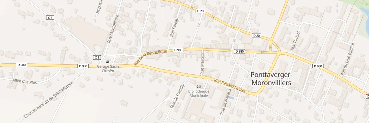 Plan du 17 Rue de la Republique à Pontfaverger-Moronvilliers