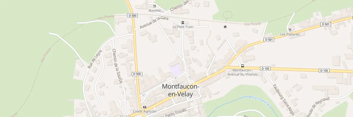 Plan du 5 Av de la Gare à Montfaucon-en-Velay