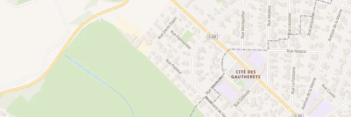 Plan du 223A Rue Pasteur à Sanvignes-les-Mines