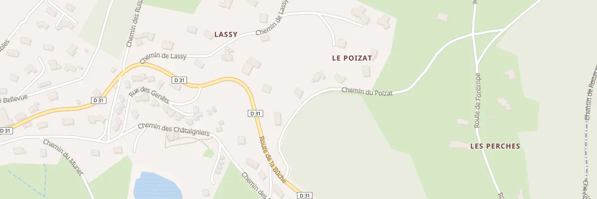 Plan du 95 Le Poizat au Cergne