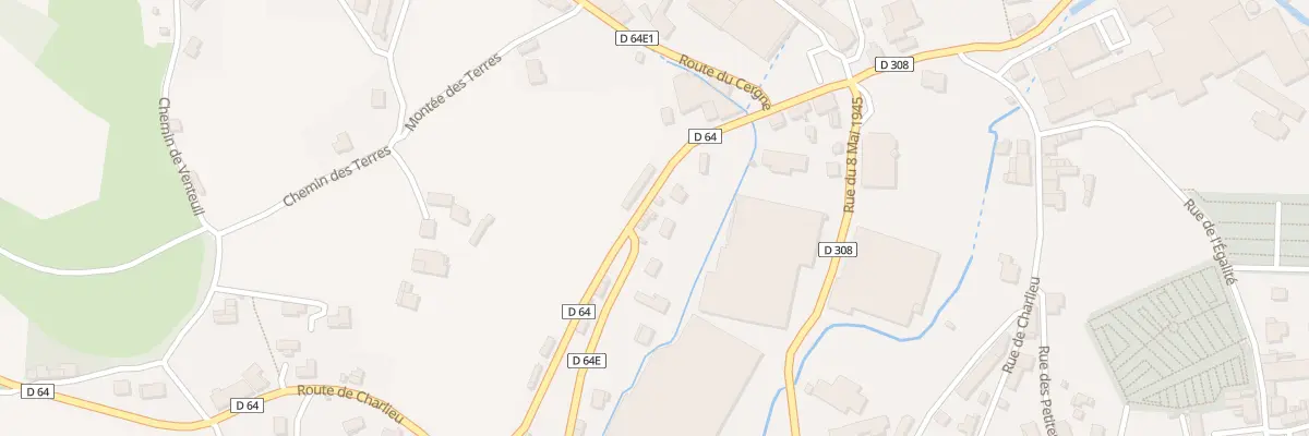 Plan du 985 Rue de Charlieu à Cours