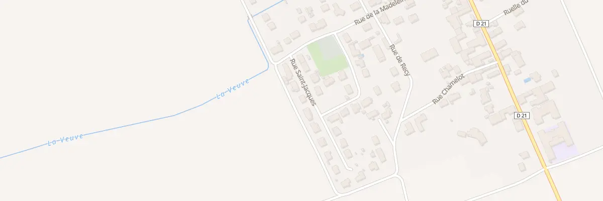 Plan du 21 Rue Saint-Jacques à La Veuve