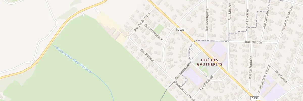 Plan du 223B Rue Pasteur à Sanvignes-les-Mines