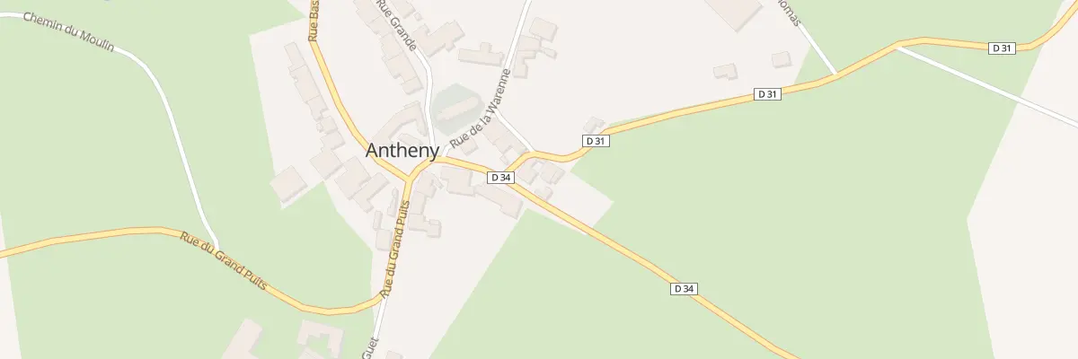 Plan du 5047 Village d’Antheny à Antheny