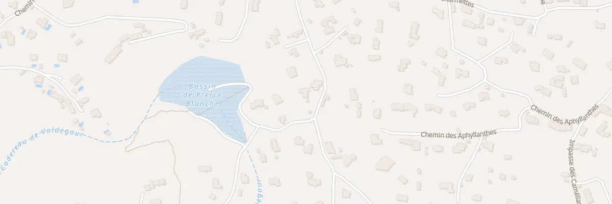 Plan du 448 Che de la Combe des Pigeons à Nîmes