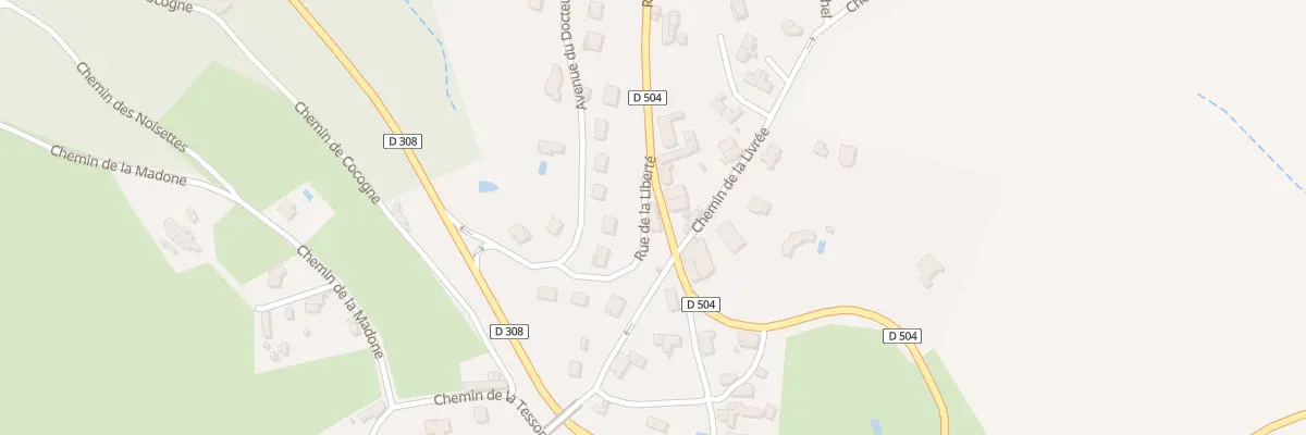 Plan du 68 Rue Gambetta Thizy à Thizy-les-Bourgs