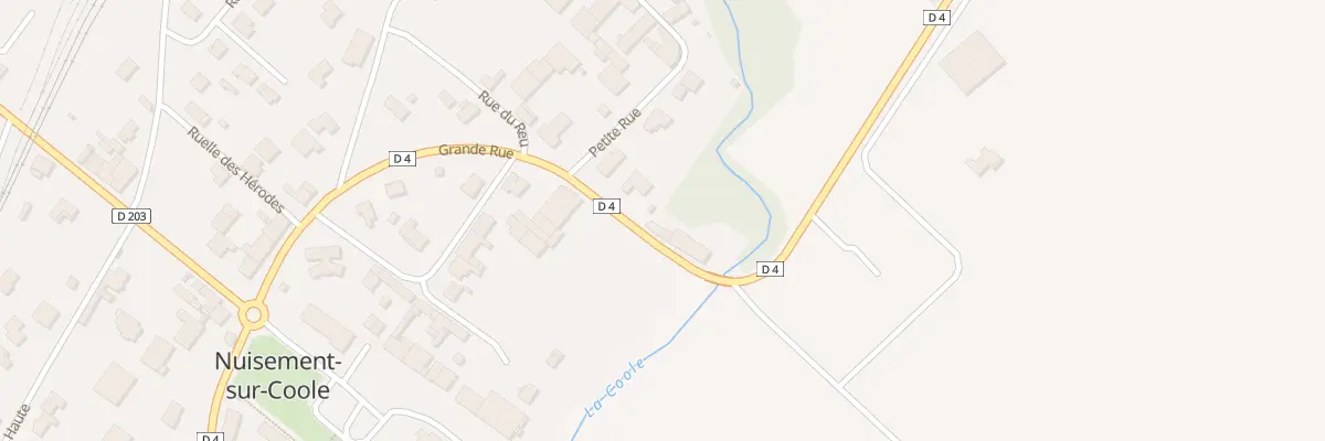 Plan du 4 Gr Grande Rue à Nuisement-sur-Coole