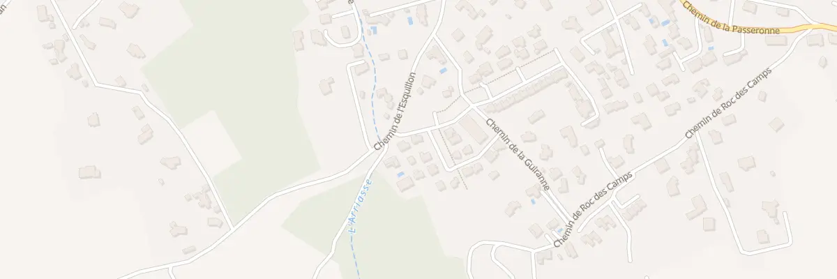Plan du 8 Rue de la Bergerie à Beauvoisin