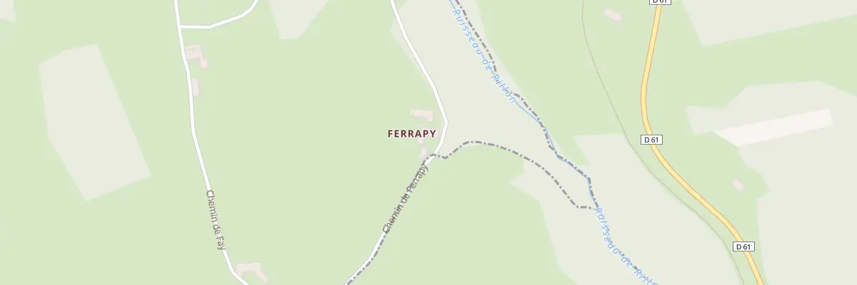 Plan du 295 Che de Ferrapy à Dunières