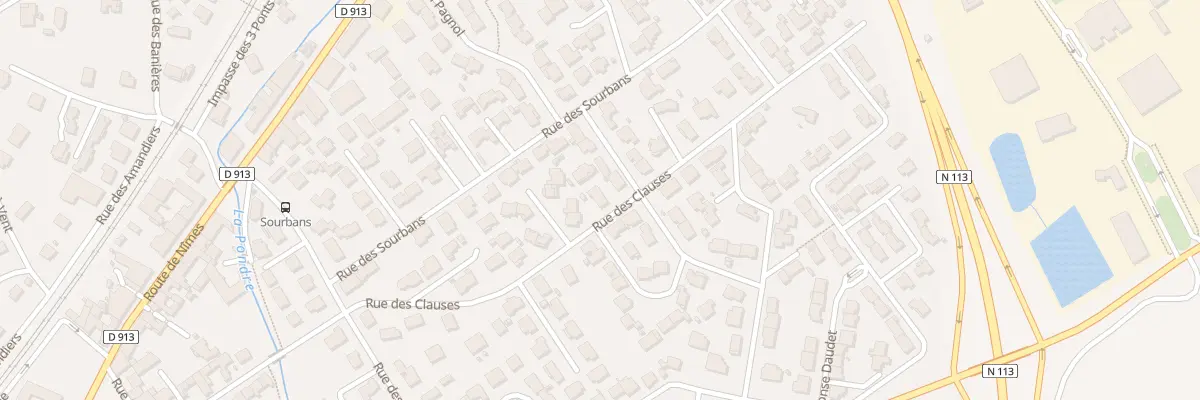 Plan du 13 Rue des Clauses à Milhaud