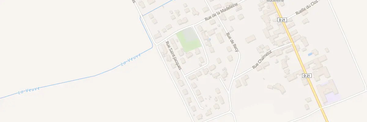 Plan du 8 Rue Saint-Jacques à La Veuve