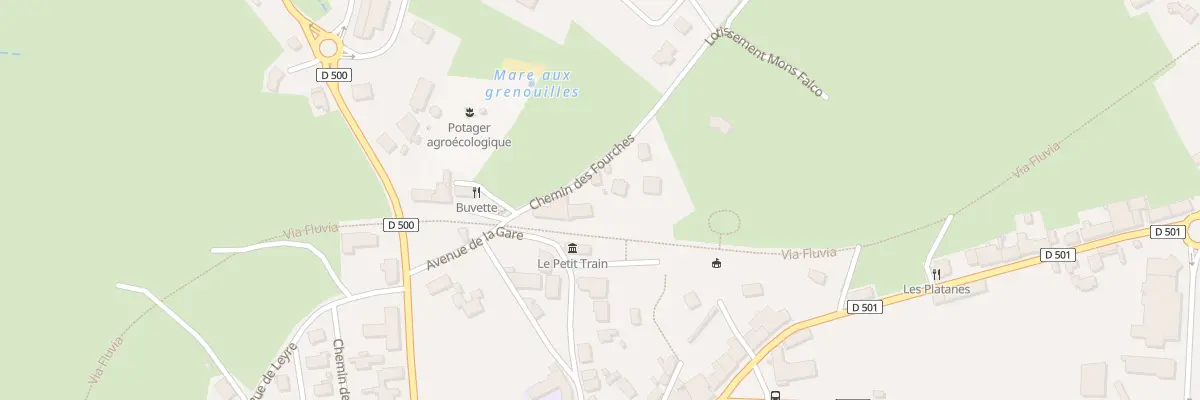 Plan du 2 Che des Fourches à Montfaucon-en-Velay