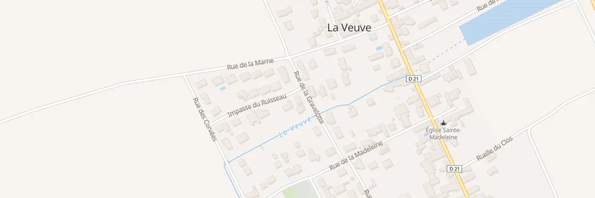 Plan du 5 Rue de la Gravelote à La Veuve