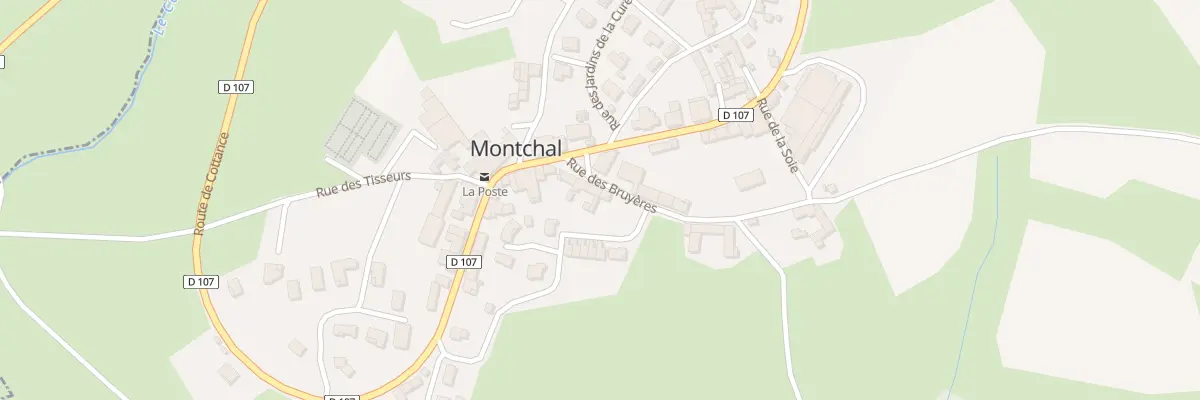 Plan du 38 Rue des Bruyeres à Montchal