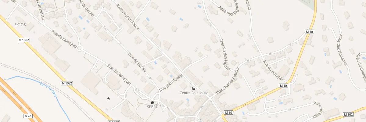 Plan du 10 Rue de la Libération à La Fouillouse