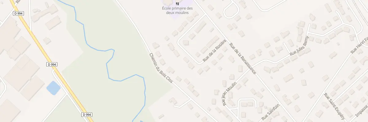 Plan du 18 Rue de la Rosière à Livry-Louvercy