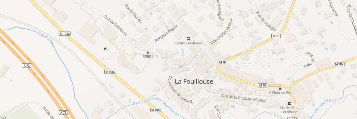 Plan du 16 Rue de Saint Just à La Fouillouse
