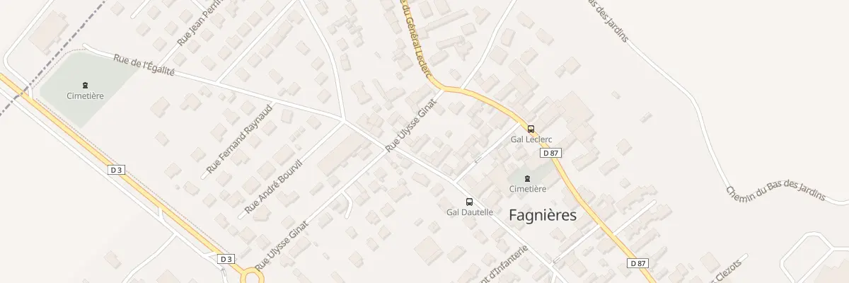 Plan du 29 Rue du Général Dautelle à Fagnières