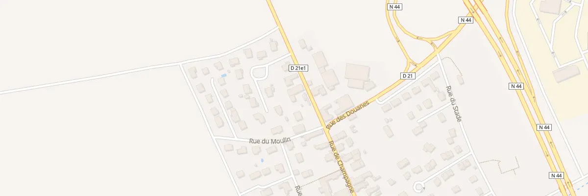 Plan du 53 Rue de Champagne à La Veuve