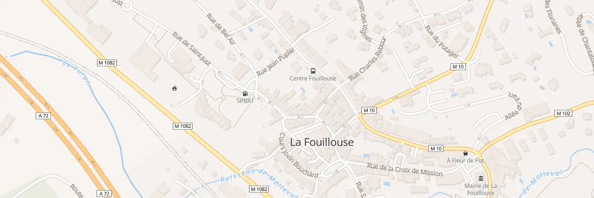 Plan du 18 Rue de Saint Just à La Fouillouse