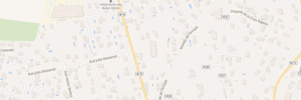 Plan du 18B Rte de Bellegarde à Saint-Galmier