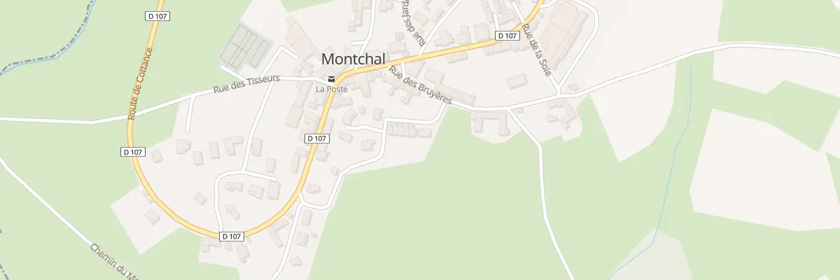 Plan du 43 Rue des Combattants à Montchal