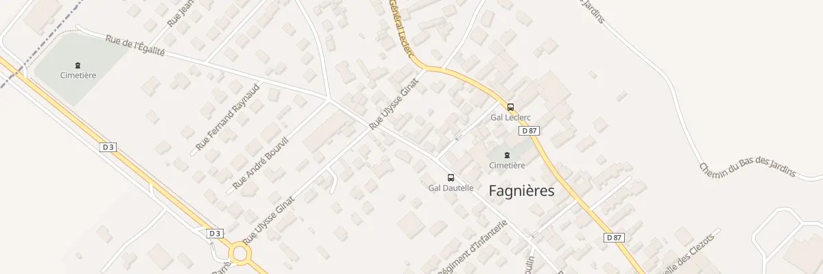 Plan du 27 Rue du Général Dautelle à Fagnières