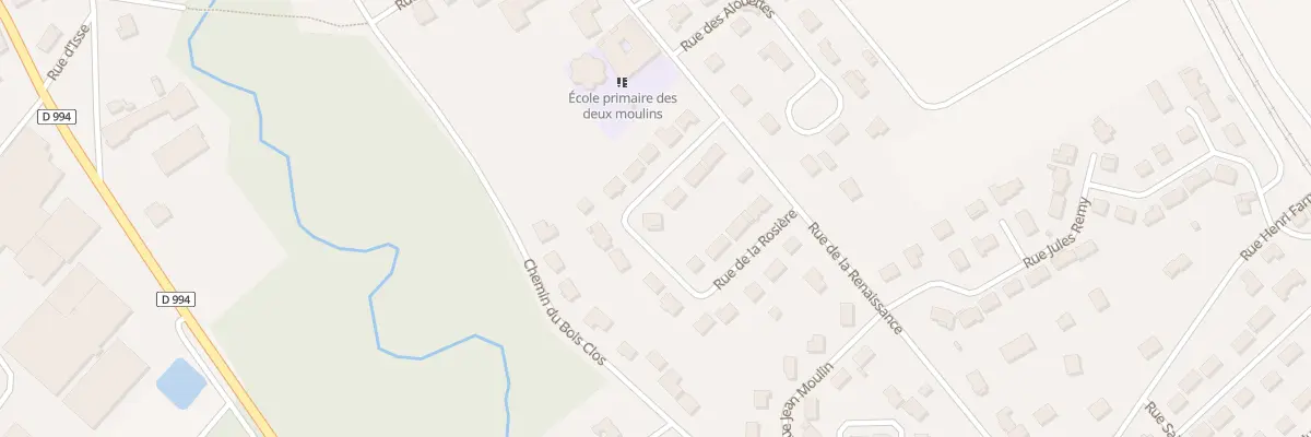 Plan du 7 Rue de la Rosière à Livry-Louvercy