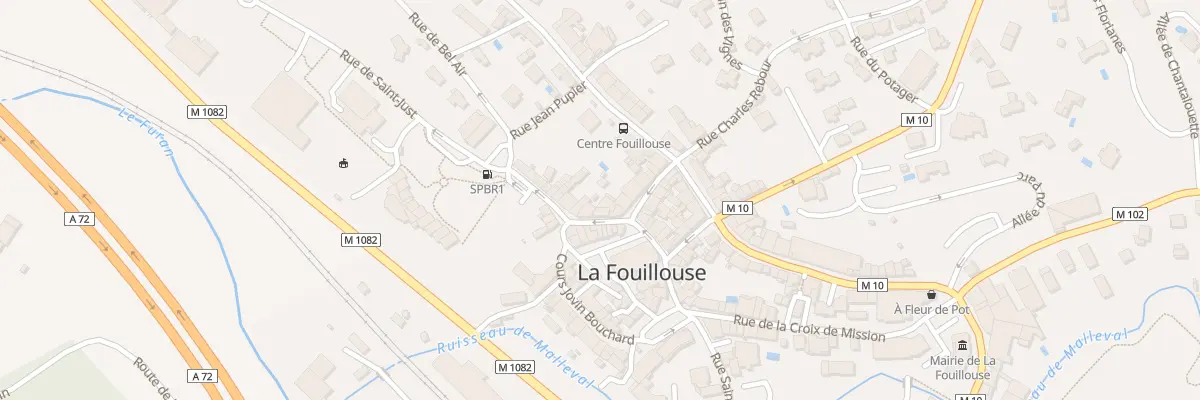 Plan du 14 Rue de Saint Just à La Fouillouse