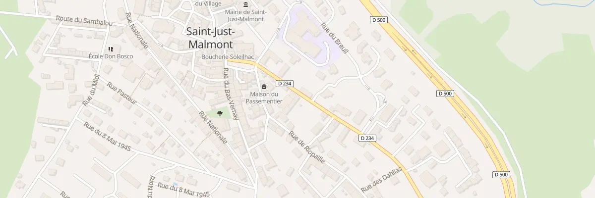 Plan du 6 Rte de Jonzieux à Saint-Just-Malmont