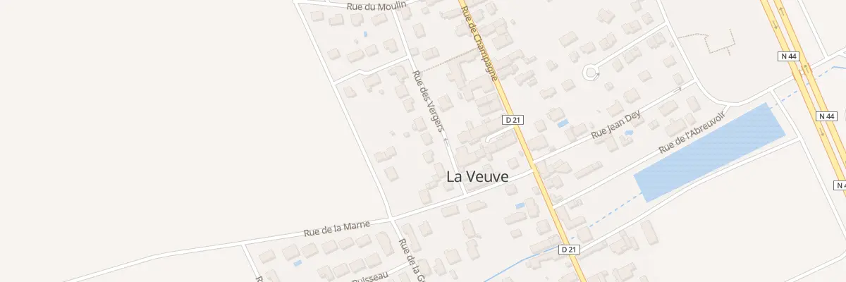 Plan du 7 Rue des Vergers à La Veuve