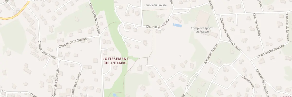 Plan du 10 Imp du Lizieux au Chambon-sur-Lignon