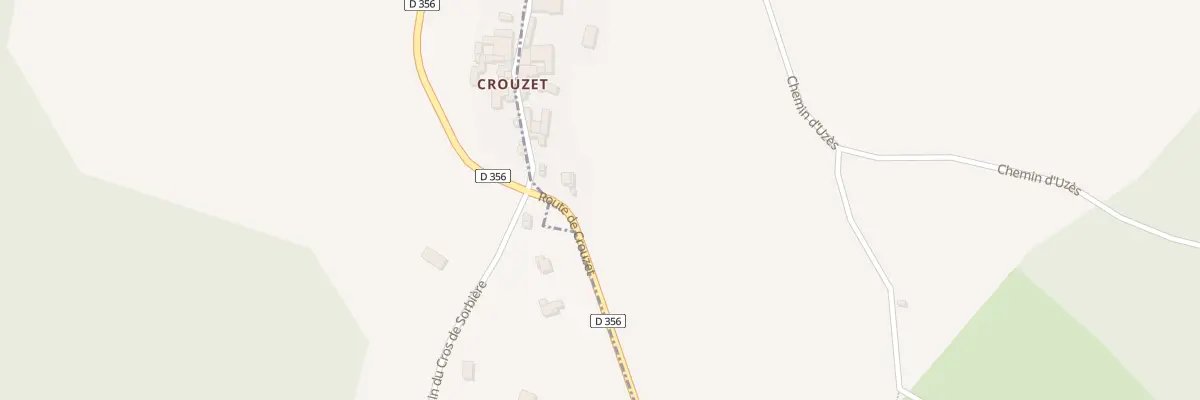Plan du 5264 Crouzet à Lussan